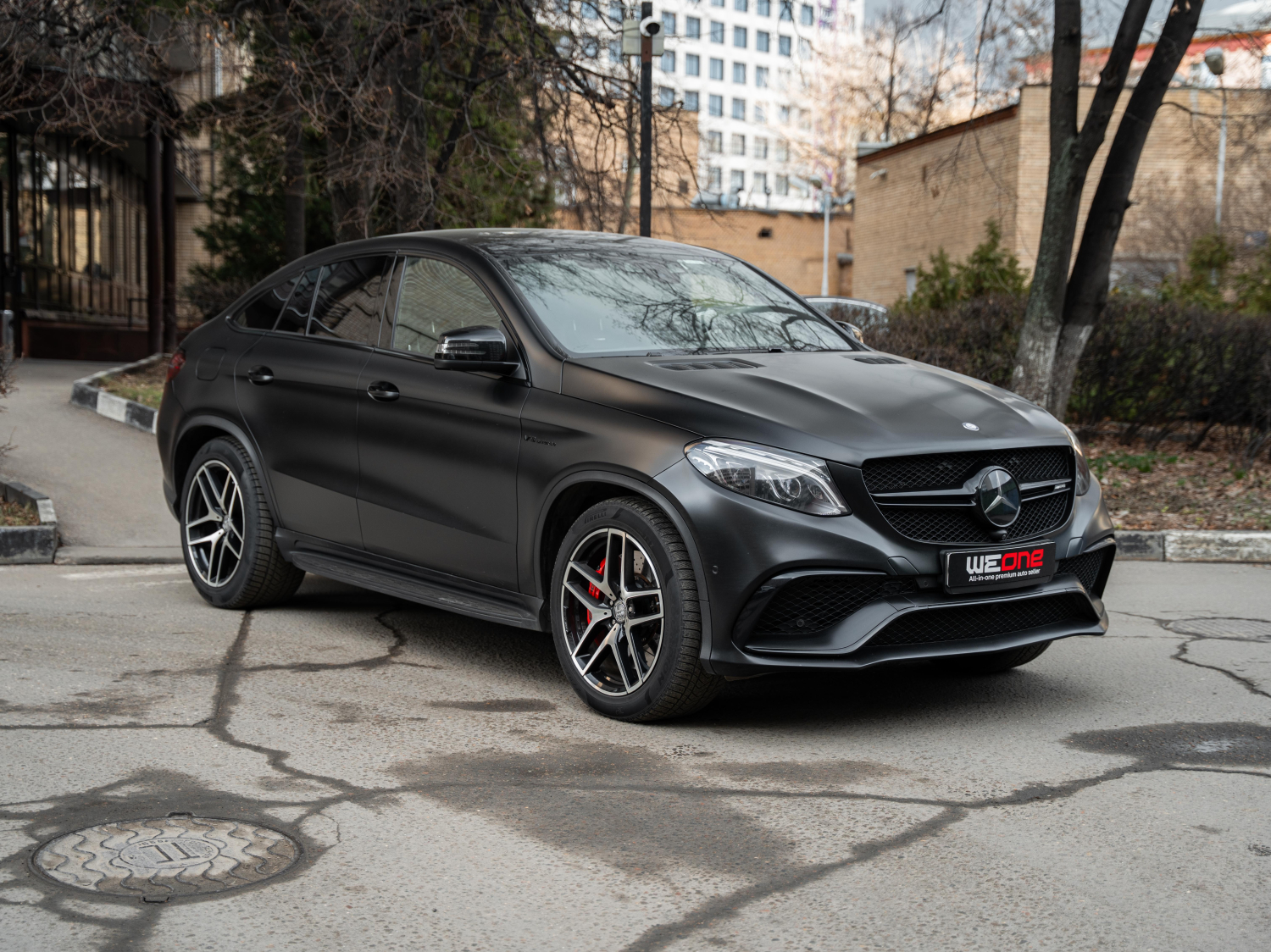 Mercedes-Benz AMG GLE 63 S Coupe 2016 черный мат Mercedes-Benz AMG GLE 63 S Coupe 2016 черный мат