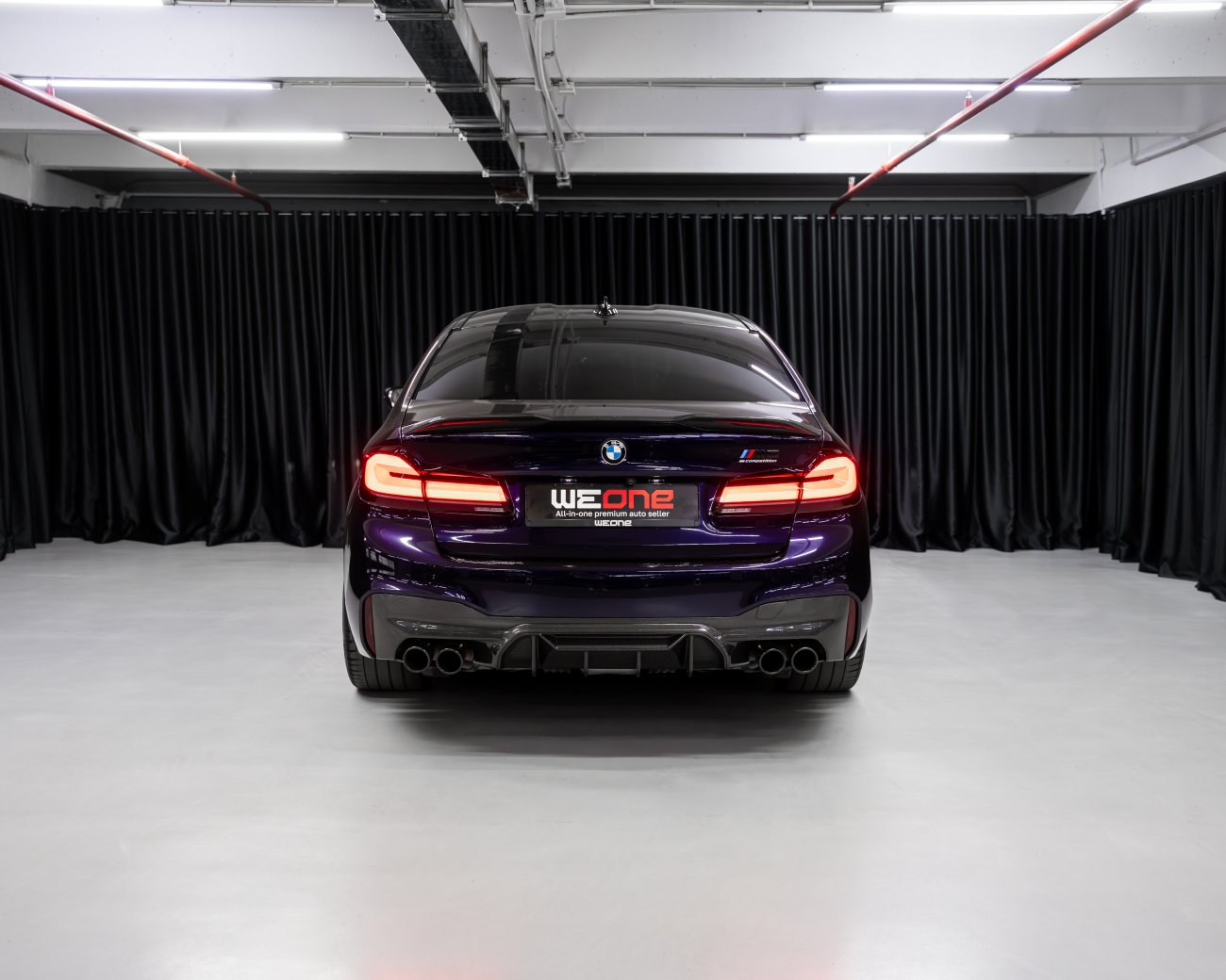 купить BMW M5 Competition 2018  фиолетовый в Москве