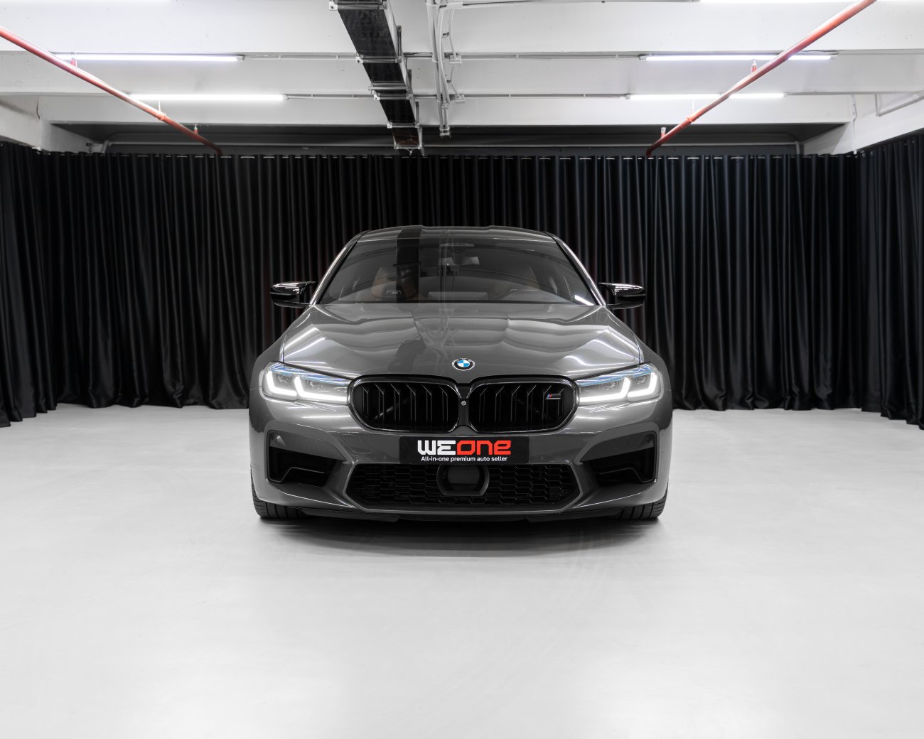 купить BMW M5 Competition 2020 серый в Москве