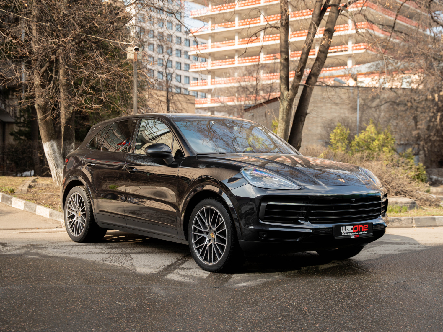 Porsche Cayenne 2018  черный