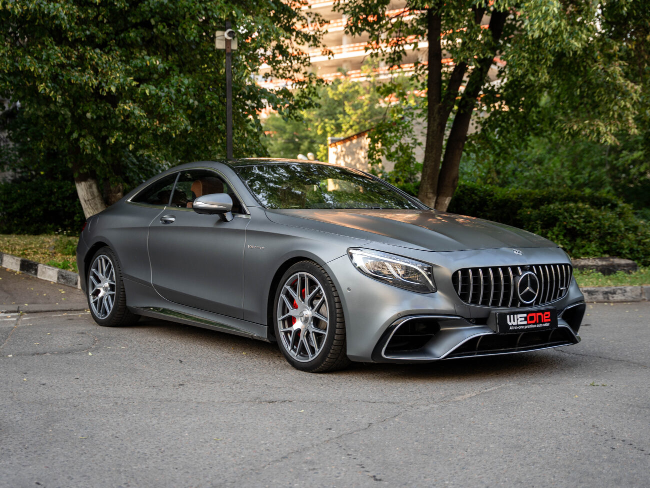 Mercedes-Benz S63 AMG 4MATIC+ Coupe  2018 серый