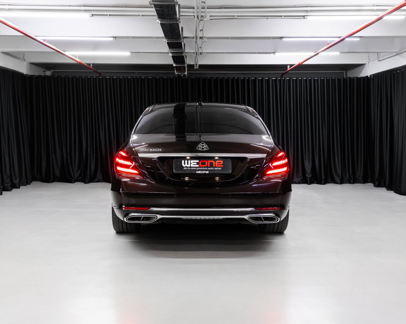 купить Mercedes-Benz Maybach S400 4MATIC 2016 черно-красный  в Москве