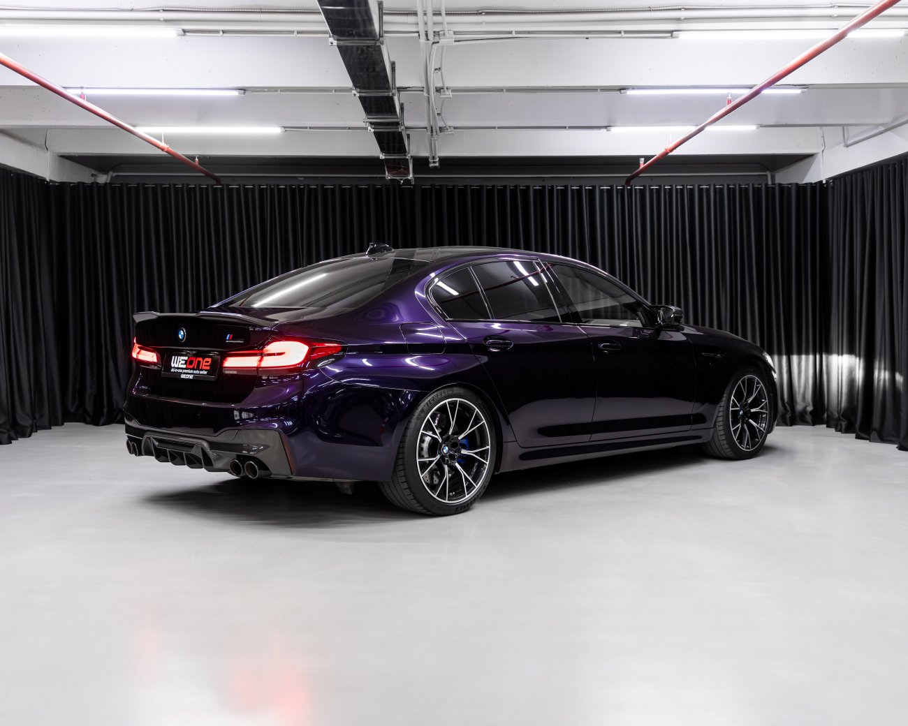 купить BMW M5 Competition 2018  фиолетовый в Москве